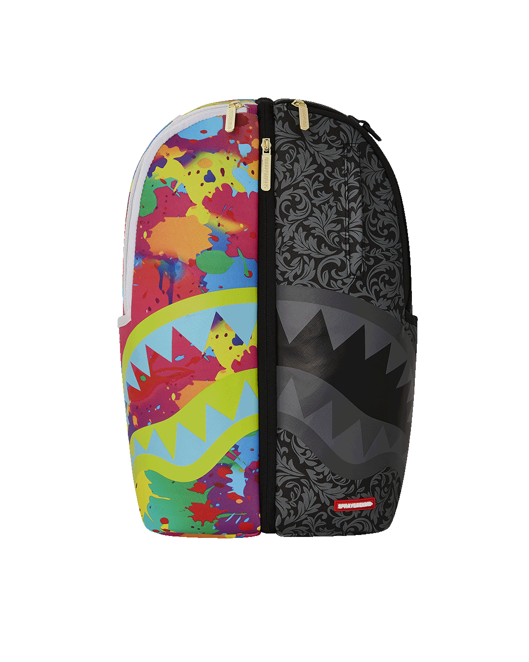 SPRAYGROUND TWINS CHAOS SPLIT 2 BAGS BACKPACK