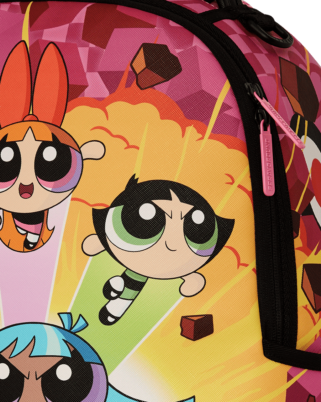 SPRAYGROUND POWERPUFF BUSTIN THRU DLXSV BACKPACK