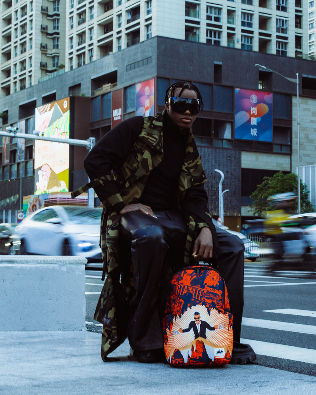 SPRAYGROUND STAN LEE COLLAB BACKPACK - IF YOU CAN'T FIND A HERO, BE ONE
