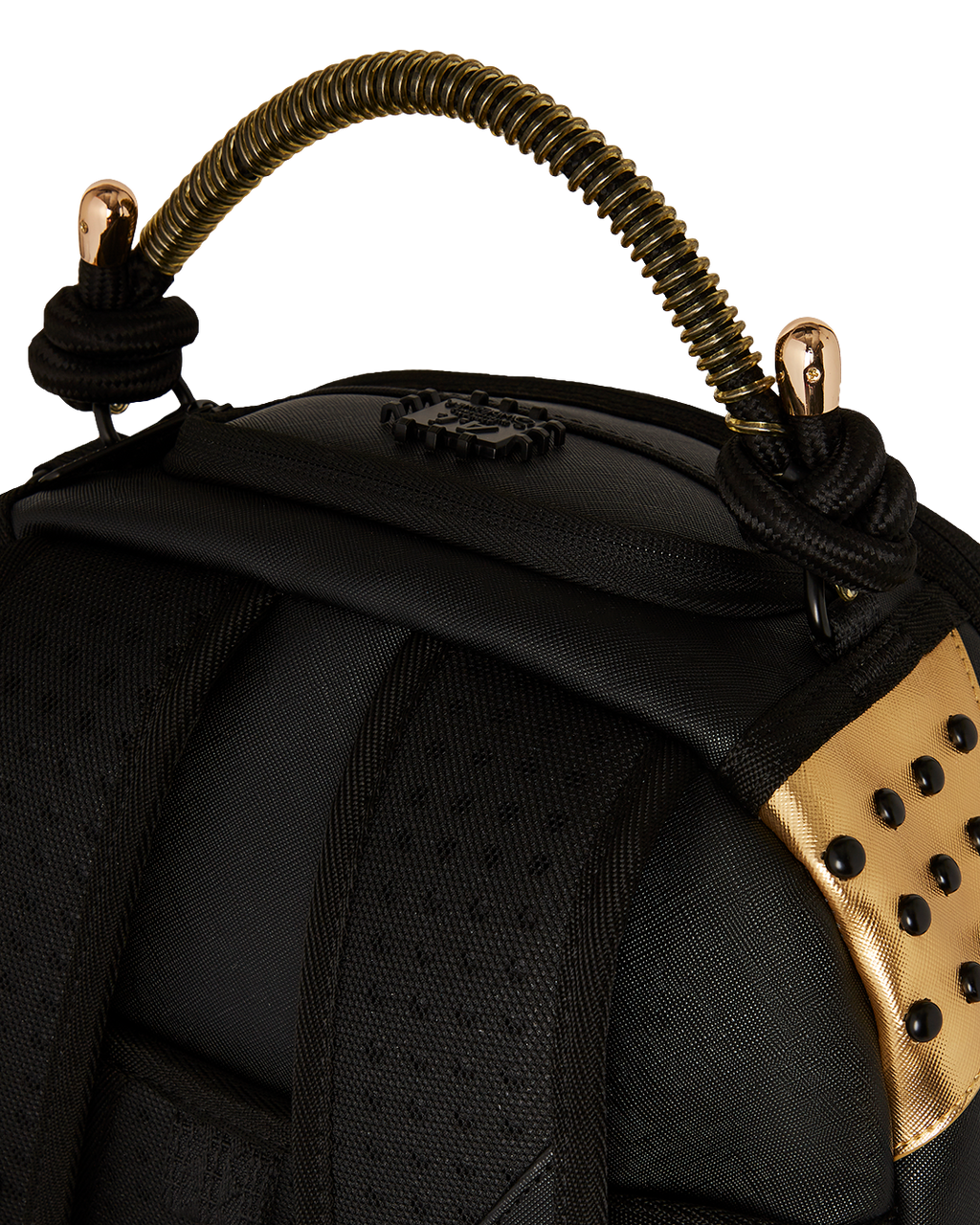 SPRAYGROUND A.I. AFRICAN INTELLIGENCE SHARKS OF THE GOLD OCEAN BACKPACK - SANDFLOWER COLLAB