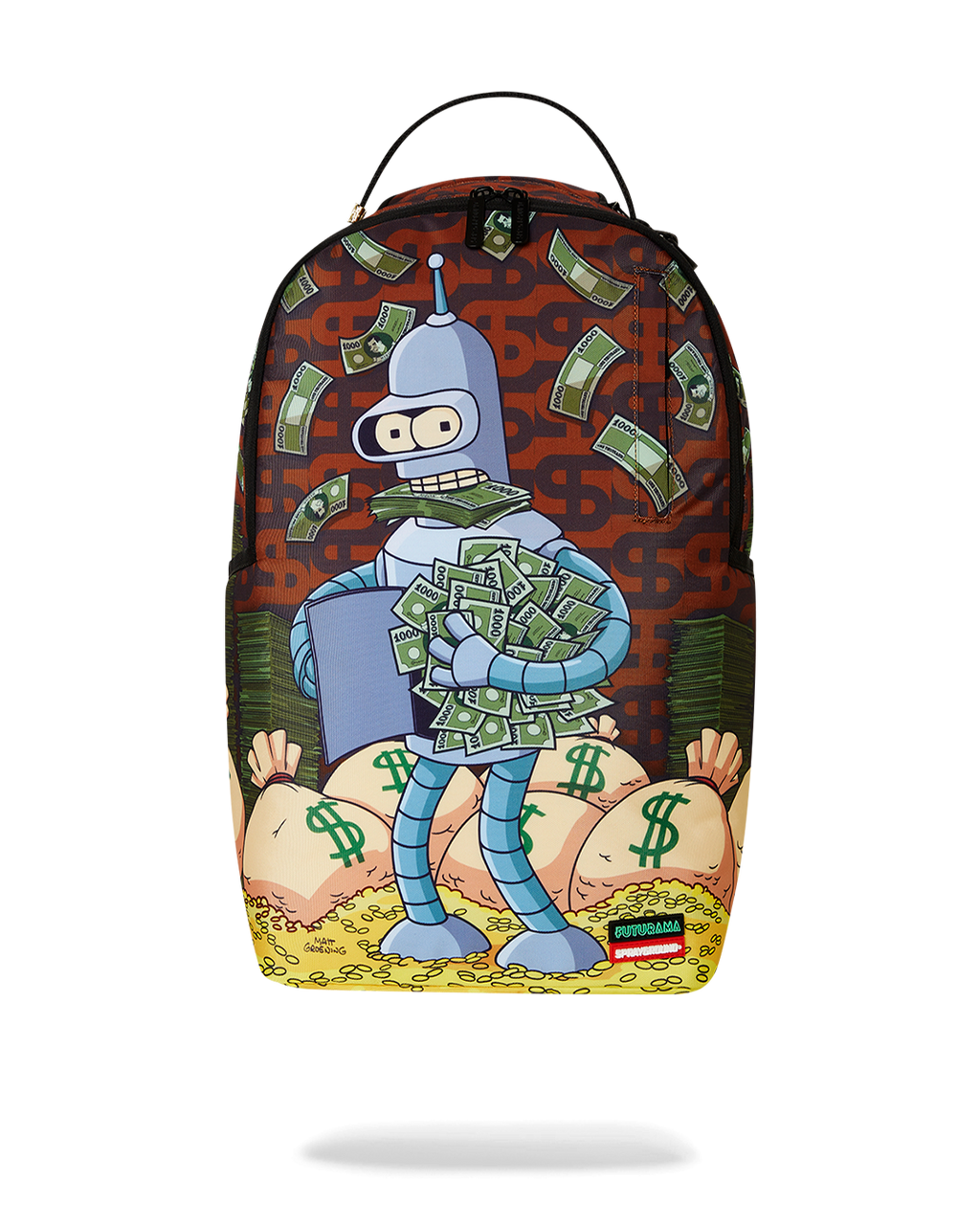 SPRAYGROUND FUTURAMA CASH-IN BENDER BACKPACK