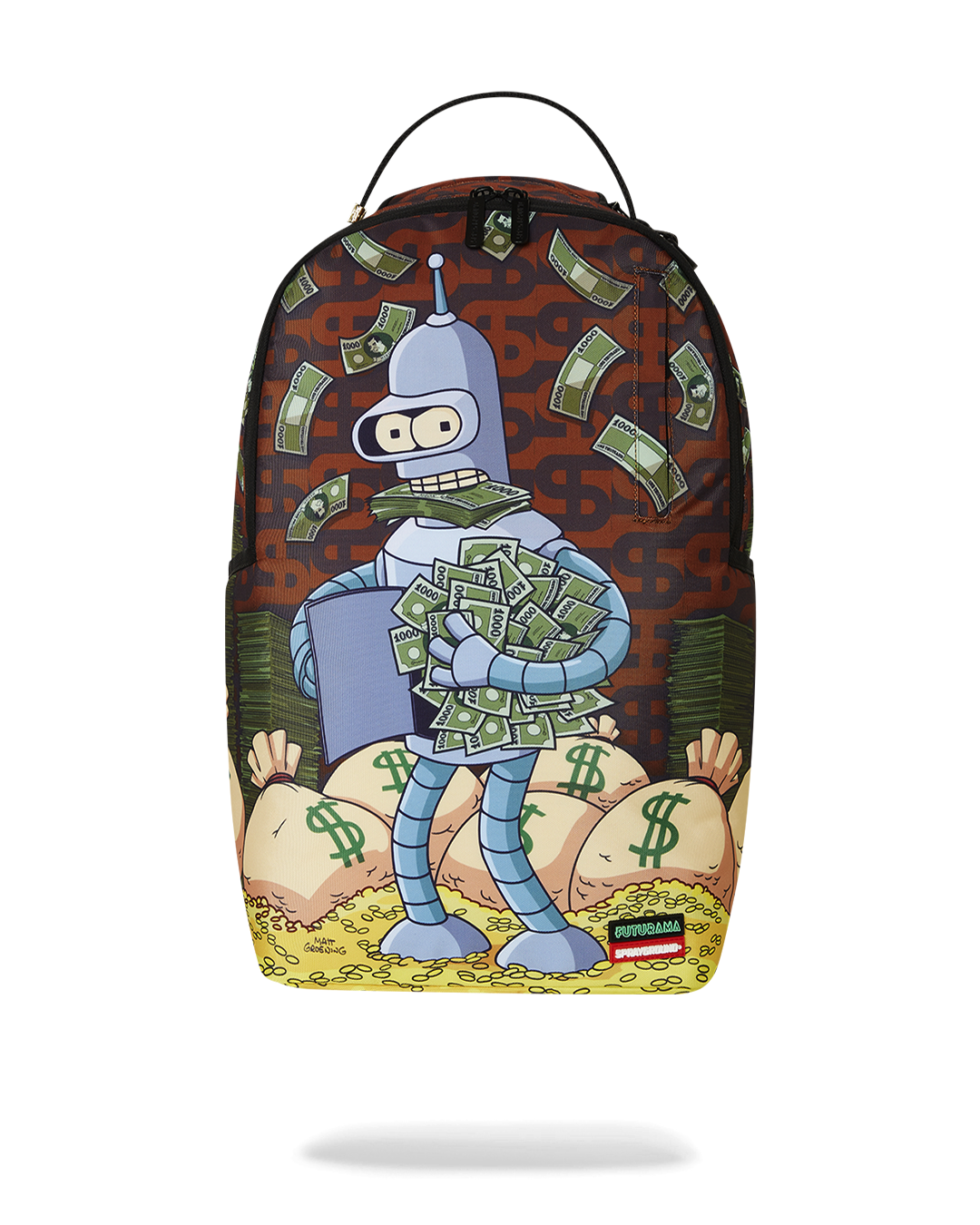 SPRAYGROUND FUTURAMA CASH-IN BENDER BACKPACK