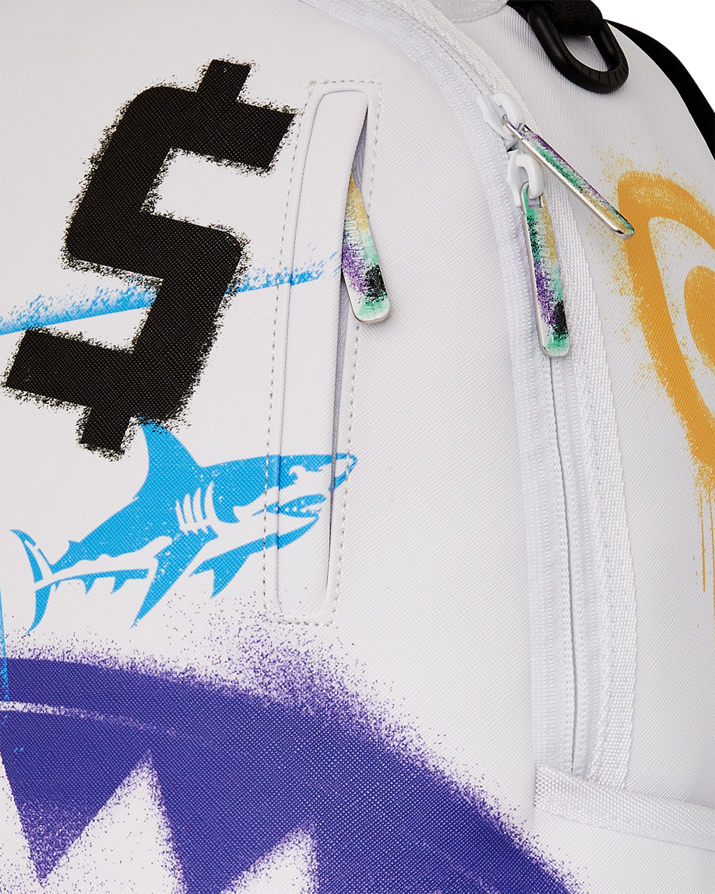 SPRAYGROUND SHARK CENTRAL CUT OUT FOR GREATNESS DLXSV BACKPACK