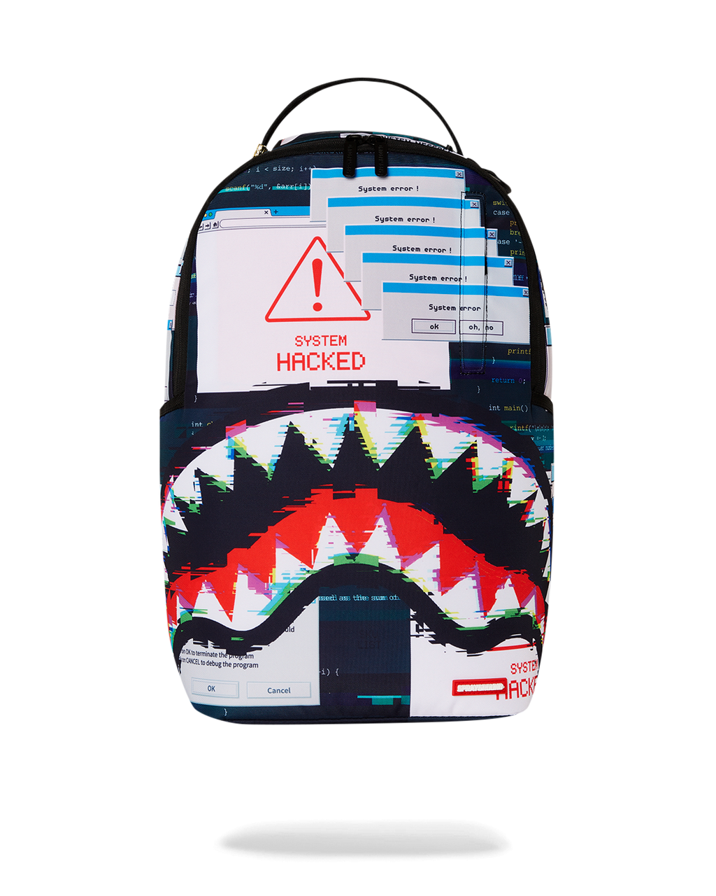 SPRAYGROUND HACKED & STACKED BUT I STILL GOT YOUR BACK DLXR BACKPACK