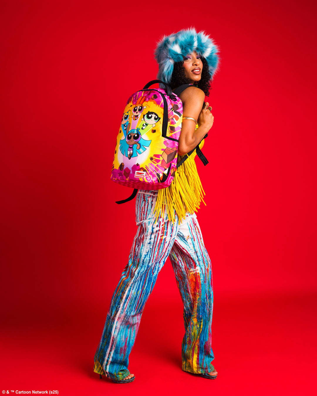 SPRAYGROUND POWERPUFF BUSTIN THRU DLXSV BACKPACK