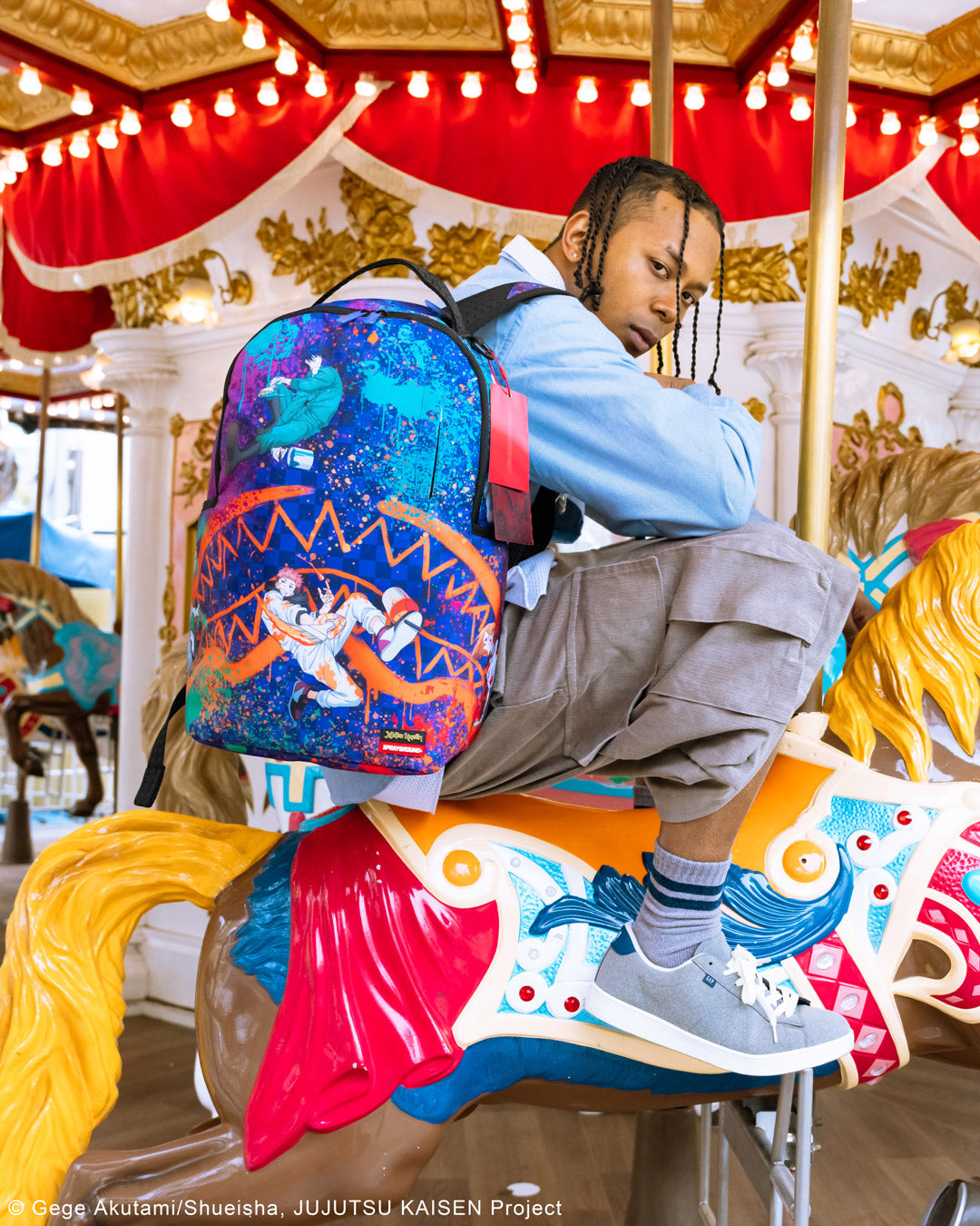 SPRAYGROUND JUJUTSU KAISEN PAINTERS JUMP BACKPACK