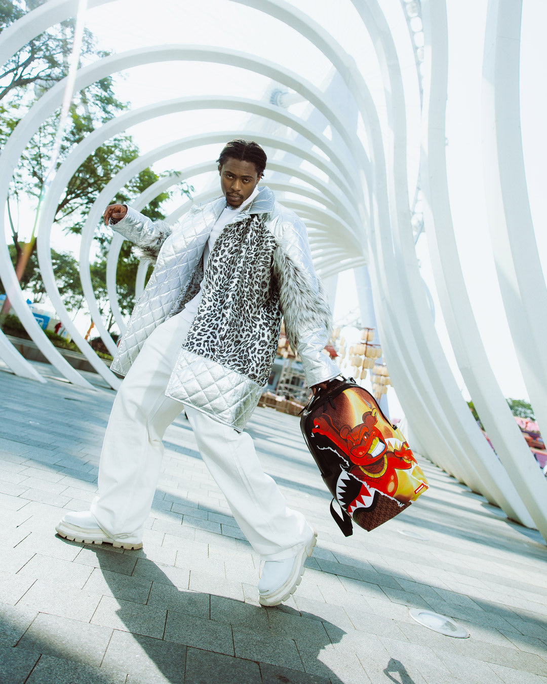 SPRAYGROUND DIABLO BLAZED BREAKOUT BACKPACK