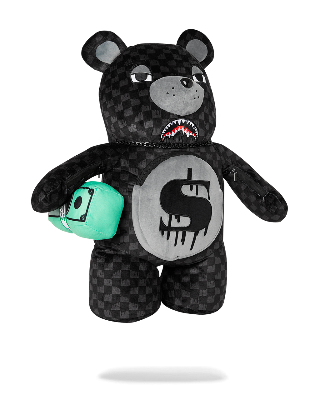 SPRAYGROUND SHARKS IN PARIS THUNDERDRIP MONEYBEAR TEDDYBEAR BACKPACK