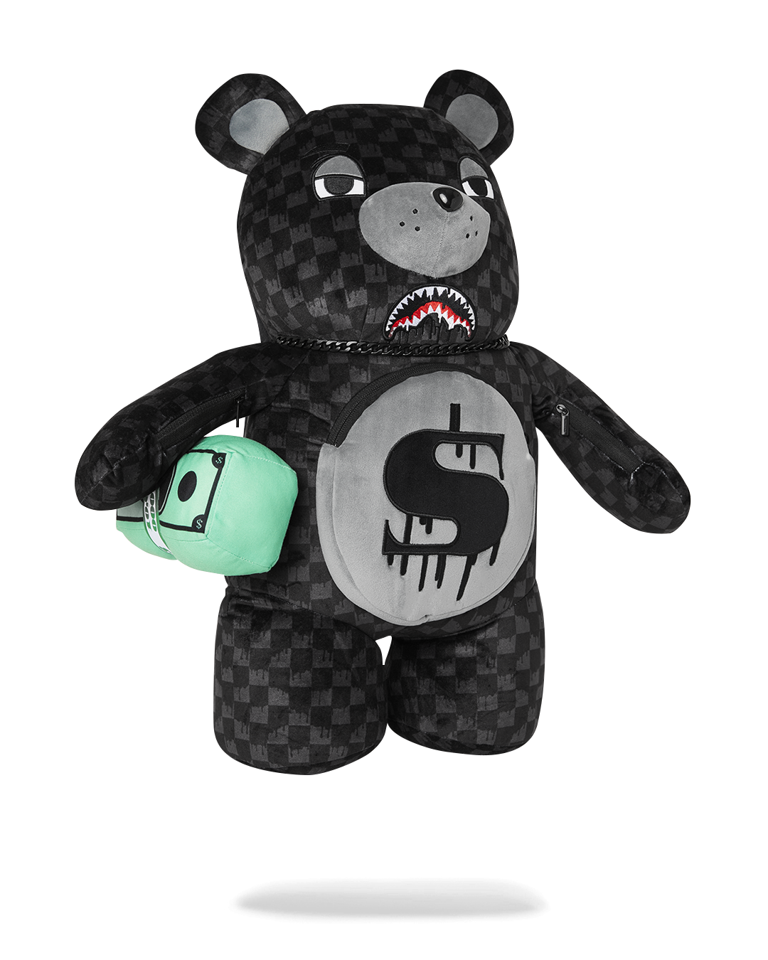 SPRAYGROUND SHARKS IN PARIS THUNDERDRIP MONEYBEAR TEDDYBEAR BACKPACK