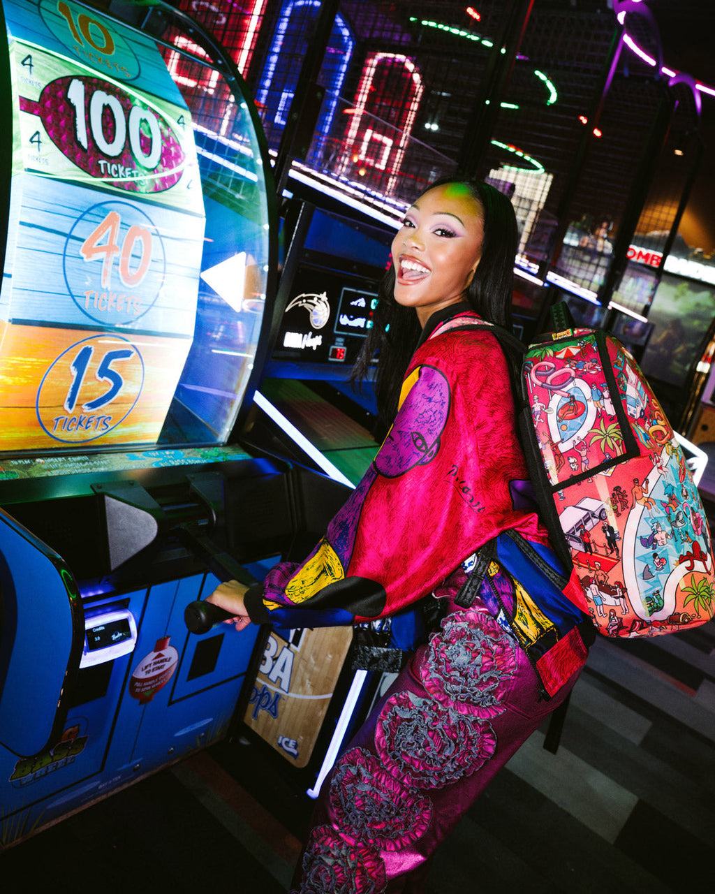 SPRAYGROUND LIFE OF THE PARTY DLXR BACKPACK