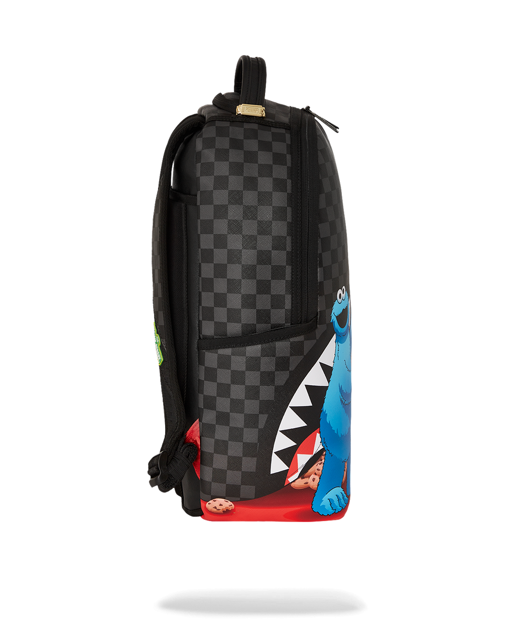 SPRAYGROUND SESAME STREET COOKIE MONSTER SNACK ATTACK DLXSV BACKPACK
