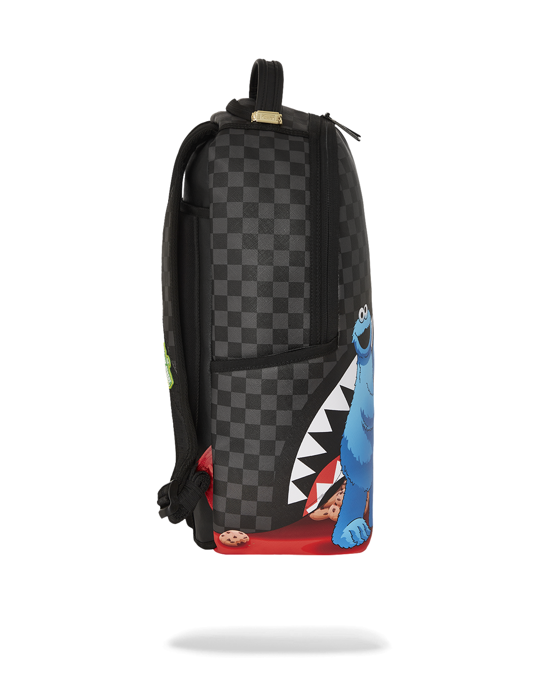 SPRAYGROUND SESAME STREET COOKIE MONSTER SNACK ATTACK DLXSV BACKPACK