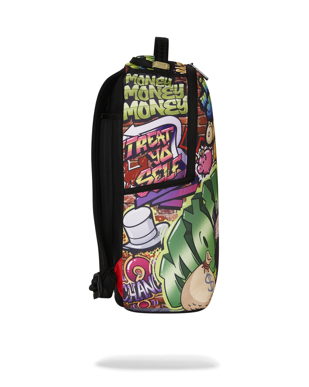SPRAYGROUND MONOPOLY GRAFFITI GOLD RUSH DLXR BACKPACK