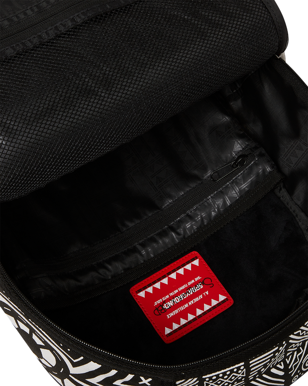 SPRAYGROUND A.I. AFRICAN INTELLIGENCE THE SKYHAWK BACKPACK - SANDFLOWER COLLAB