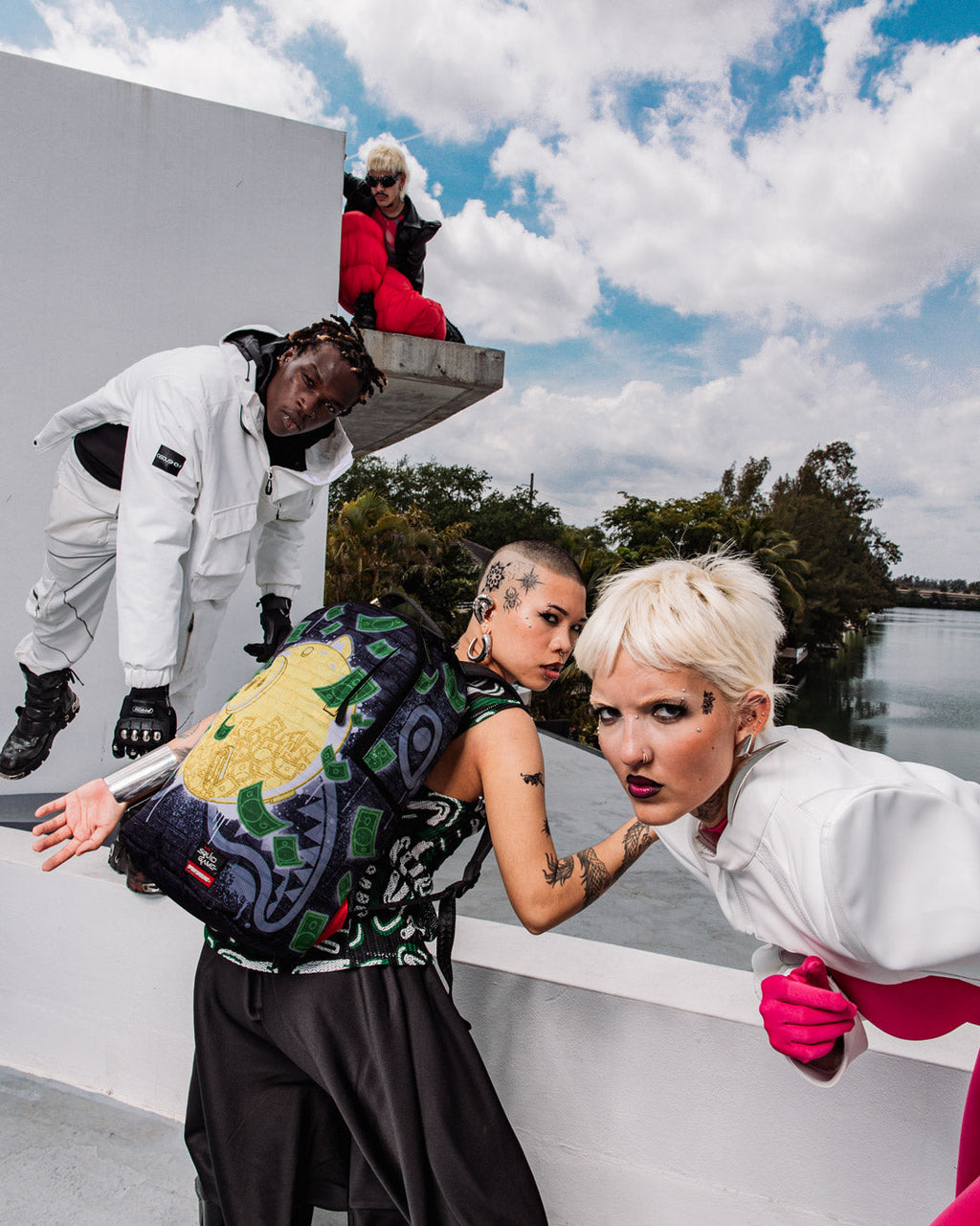 SPRAYGROUND SQUID GAME COLLAB BIG STACKS BACKPACK