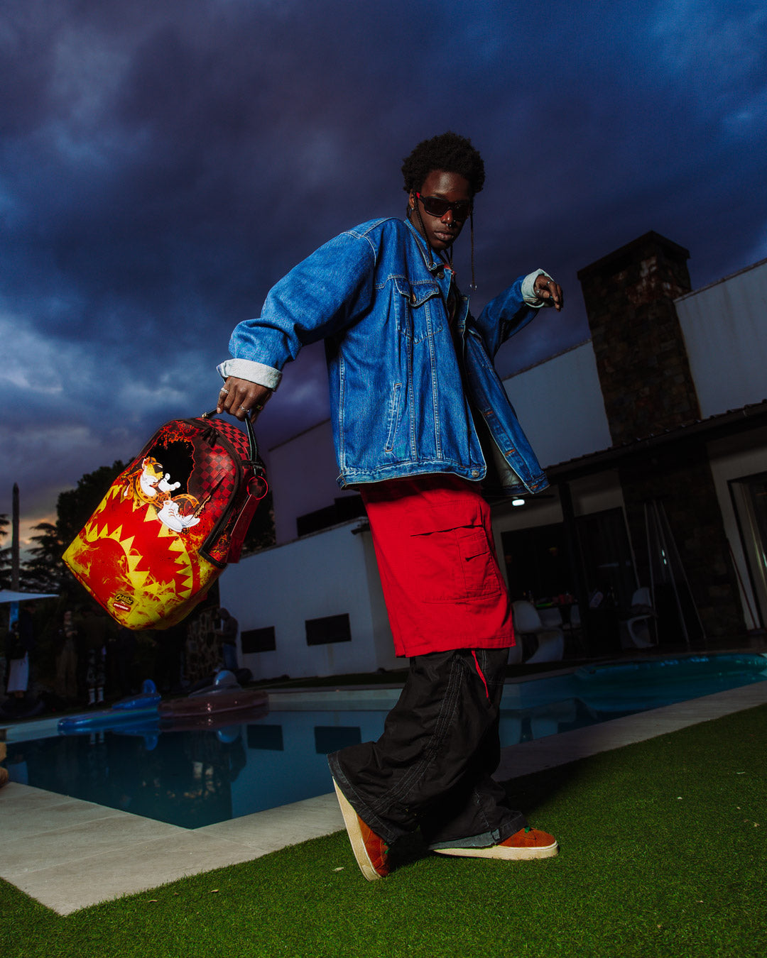 SPRAYGROUND CHEETOS TOO HOT TO HANDLE BACKPACK