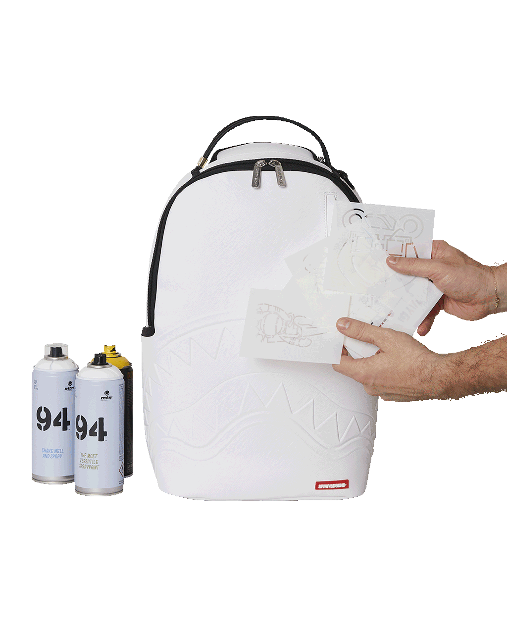 SPRAYGROUND GRAFFITI ARTIST - DESIGN YOUR OWN BACKPACK - 9 STENCILS INCLUDED