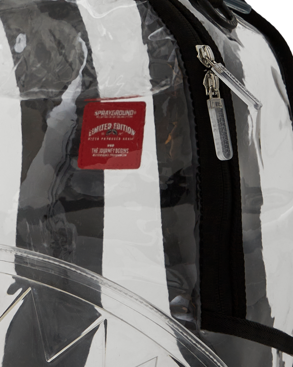 SPRAYGROUND 100% CLEAR BACKPACK - SHARK CENTRAL