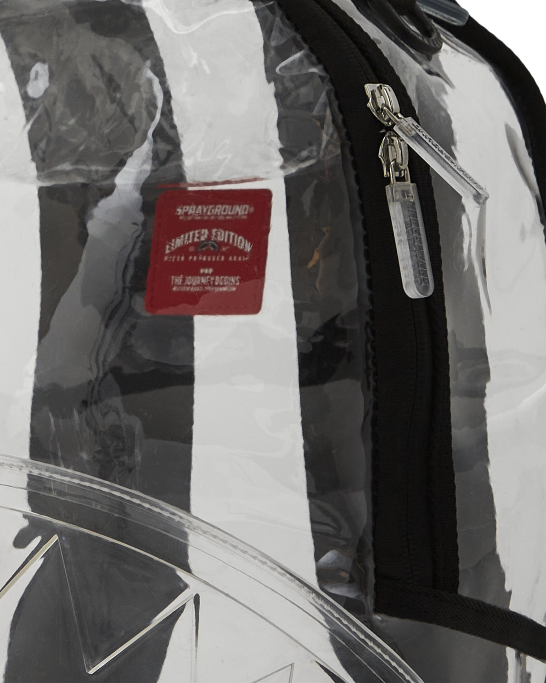 SPRAYGROUND 100% CLEAR BACKPACK - SHARK CENTRAL