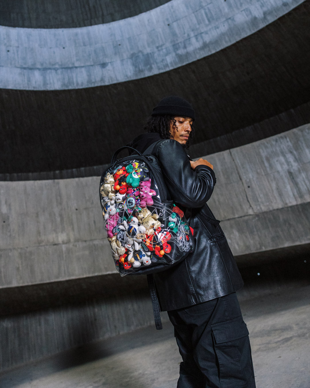 SPRAYGROUND LEGIT BEARS STUFFED IN THIS BAG BACKPACK