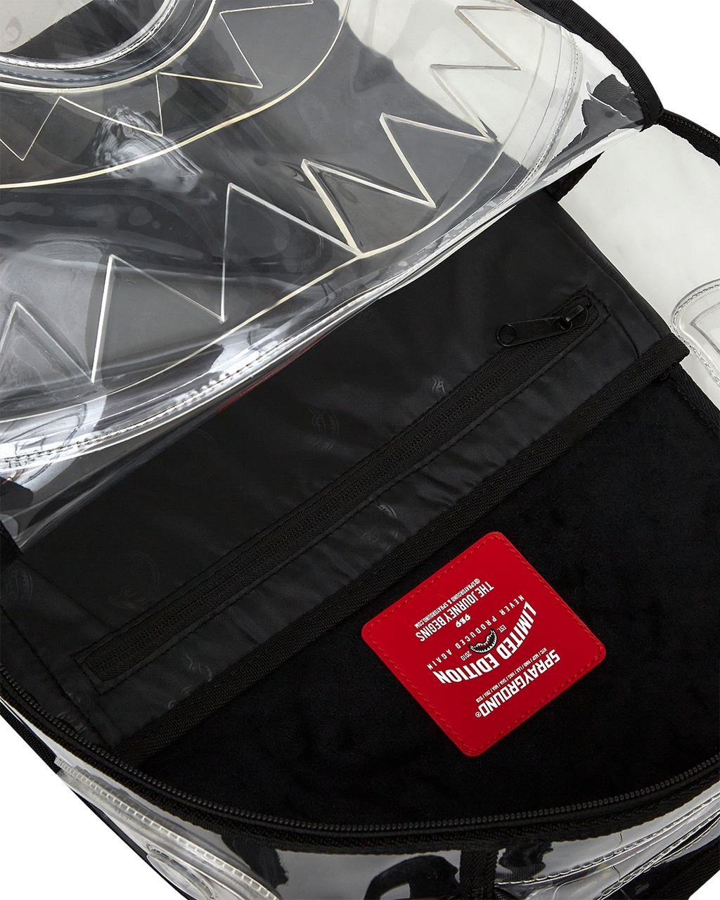 SPRAYGROUND CLEAR BACKPACK - SHARKS IN PARIS BEAR