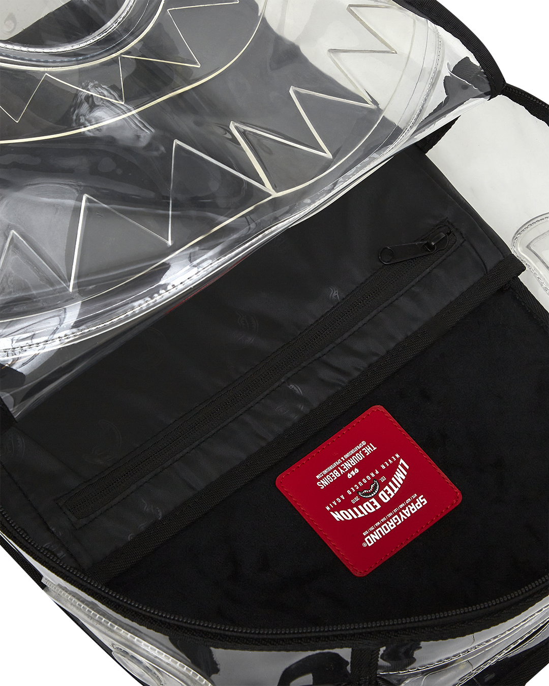 SPRAYGROUND CLEAR BACKPACK - SHARKS IN PARIS BEAR