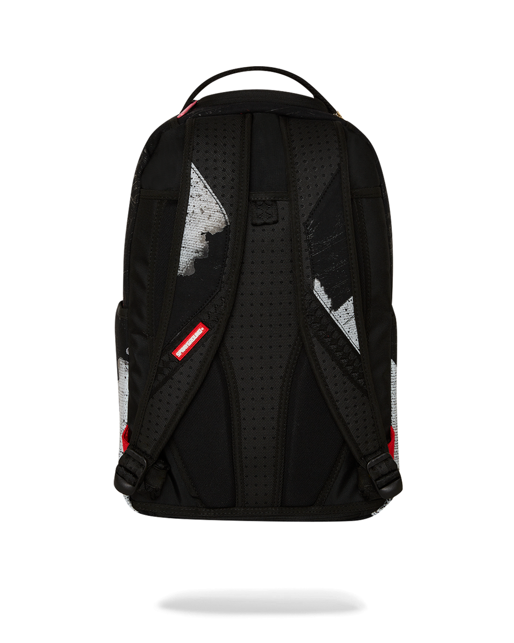 SPRAYGROUND SHARK CENTRAL ACRYLIC ART DLX COTTON BACKPACK