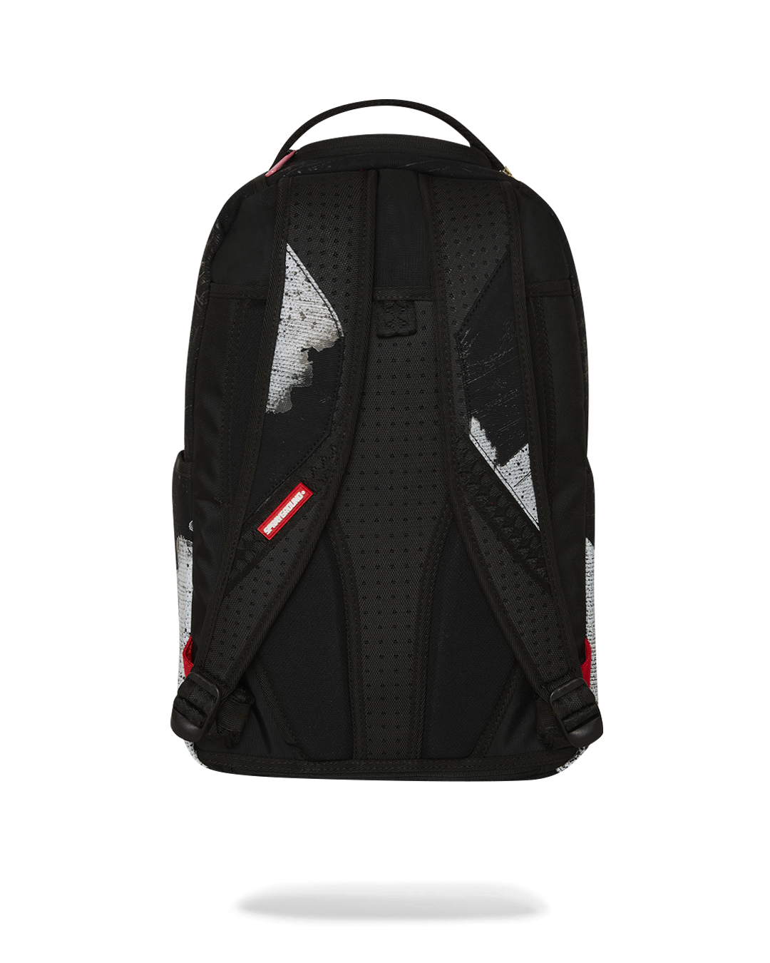 SPRAYGROUND SHARK CENTRAL ACRYLIC ART DLX COTTON BACKPACK
