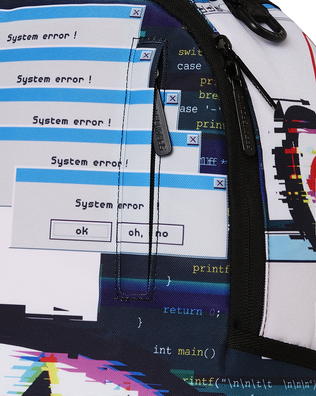 SPRAYGROUND HACKED & STACKED BUT I STILL GOT YOUR BACK DLXR BACKPACK