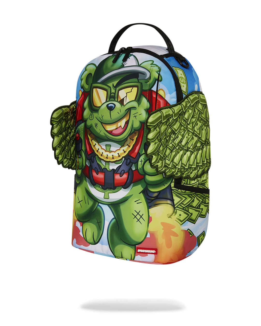 SPRAYGROUND MONEY BEAR WE BOUT TO TAKE OFF BACKPACK