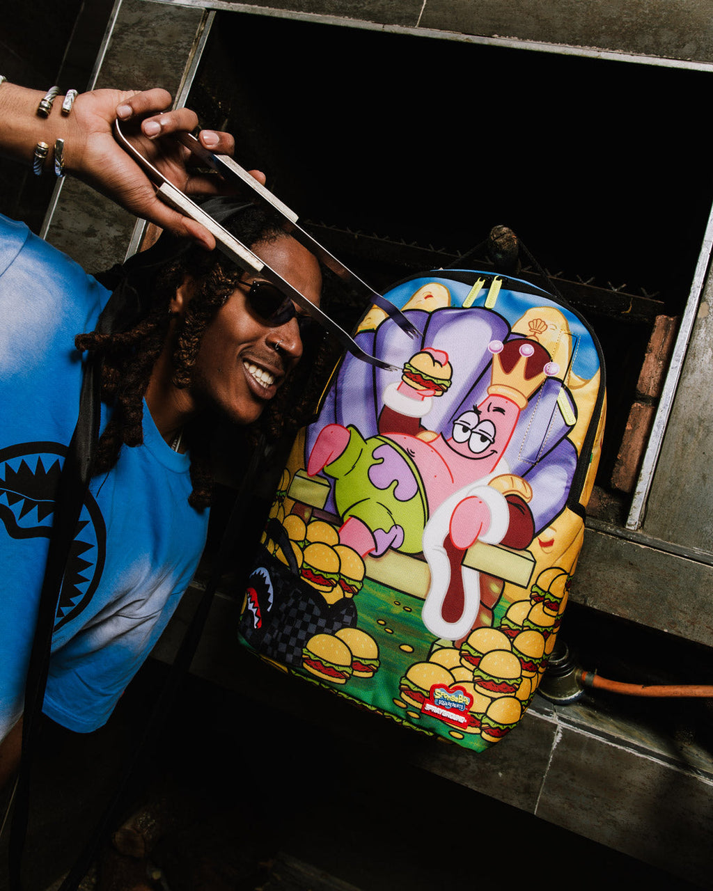 SPRAYGROUND SPONGEBOB KRABBY KING PATRICK BACKPACK