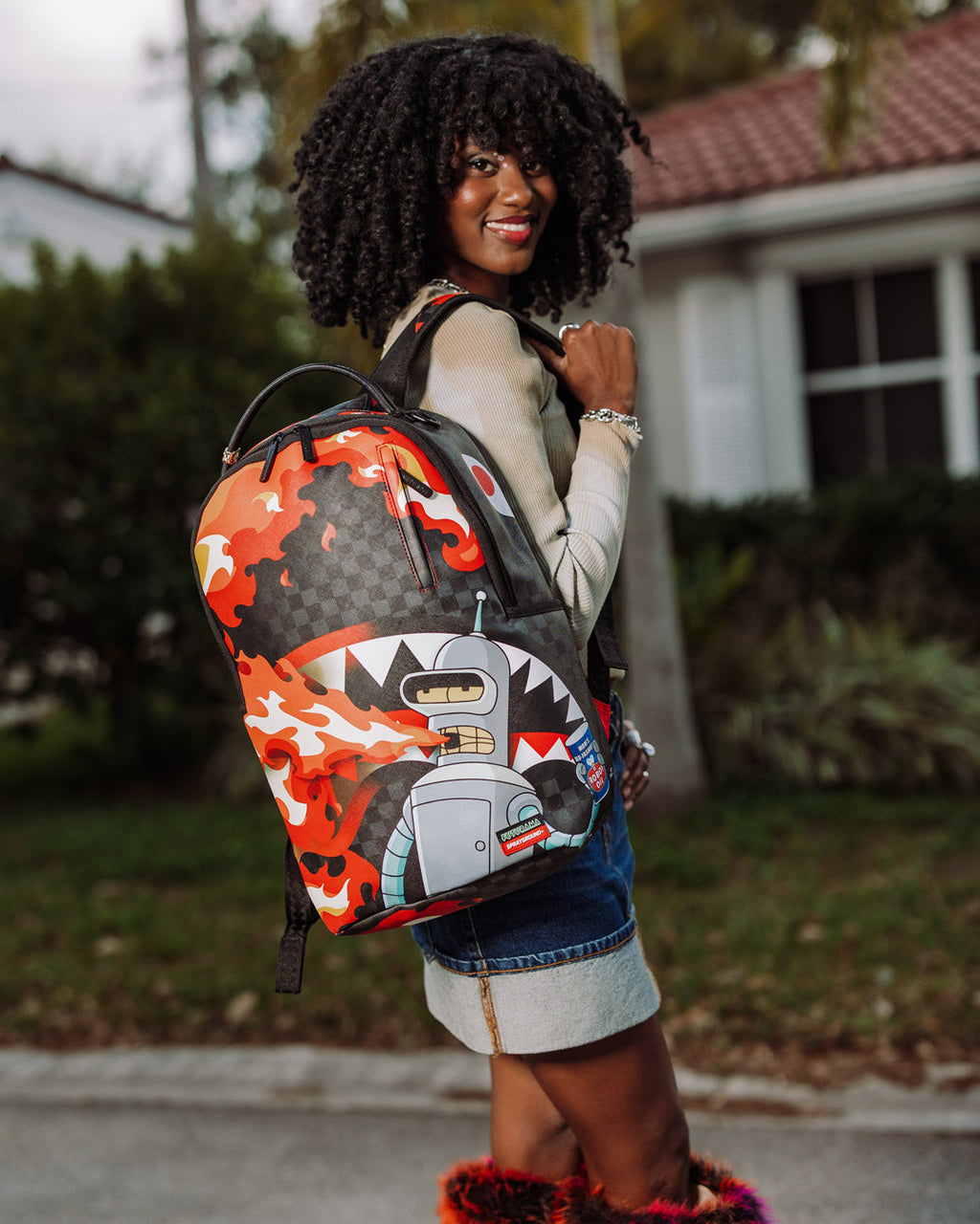 SPRAYGROUND BENDER FIRE BREATHER DLXV BACKPACK