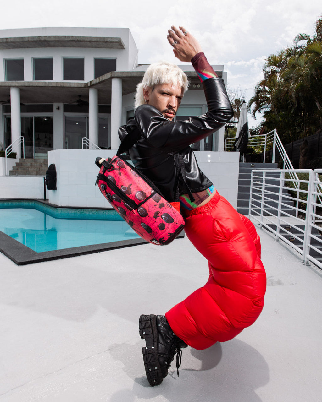 SPRAYGROUND SQUID GAME COLLAB FRONT MAN CREW BACKPACK