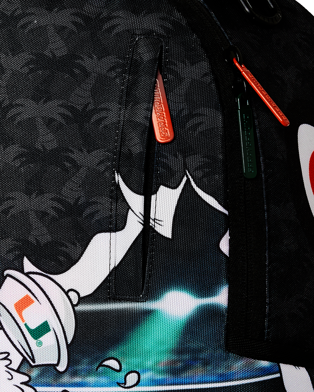 SPRAYGROUND UNIVERSITY OF MIAMI TOUCHDOWN BACKPACK