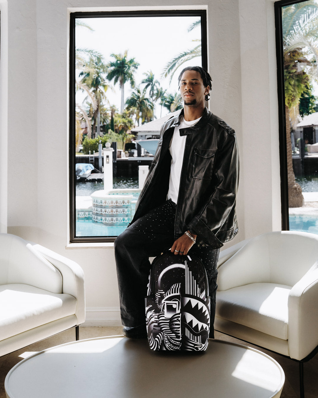 SPRAYGROUND PARALLEL UNIVERSE BEAR SHARK DLXR BACKPACK