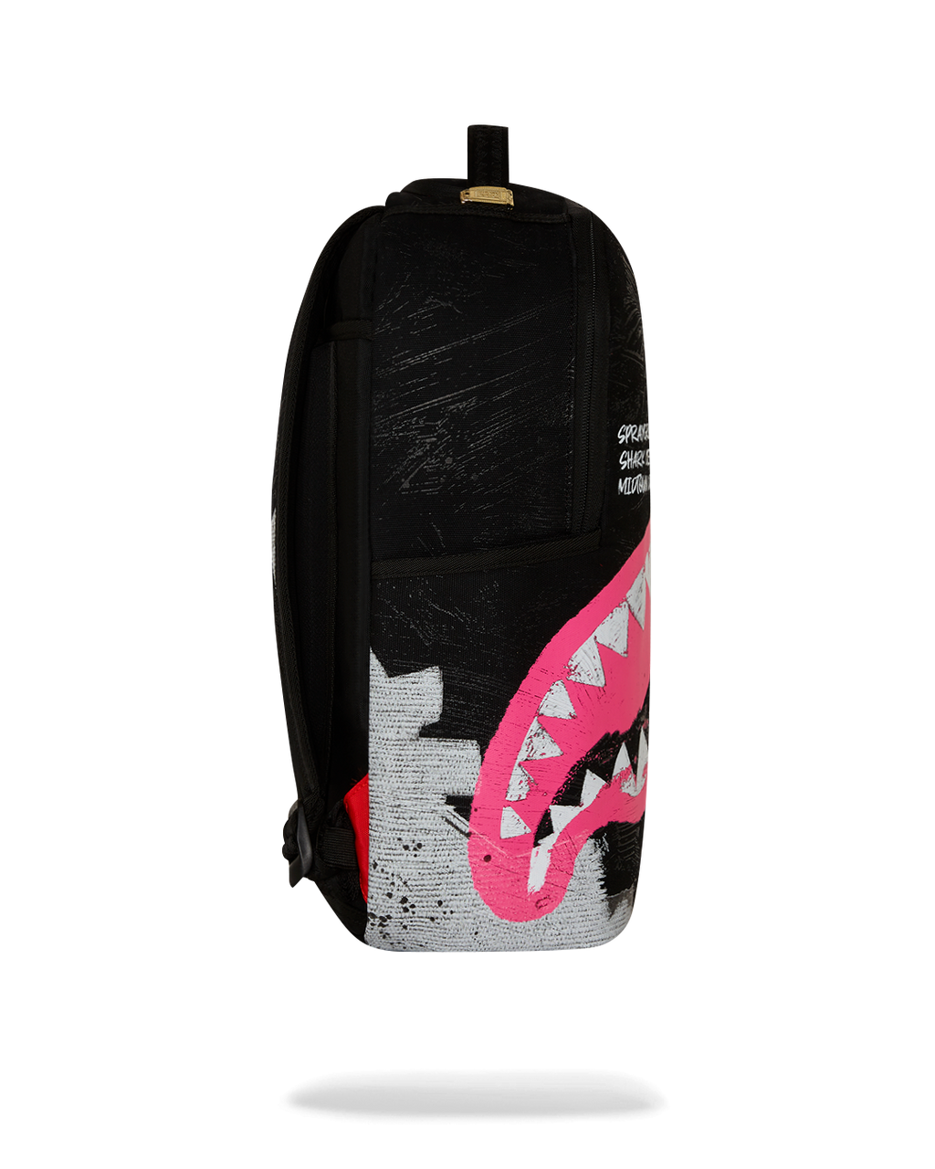 SPRAYGROUND SHARK CENTRAL ACRYLIC ART DLX COTTON BACKPACK