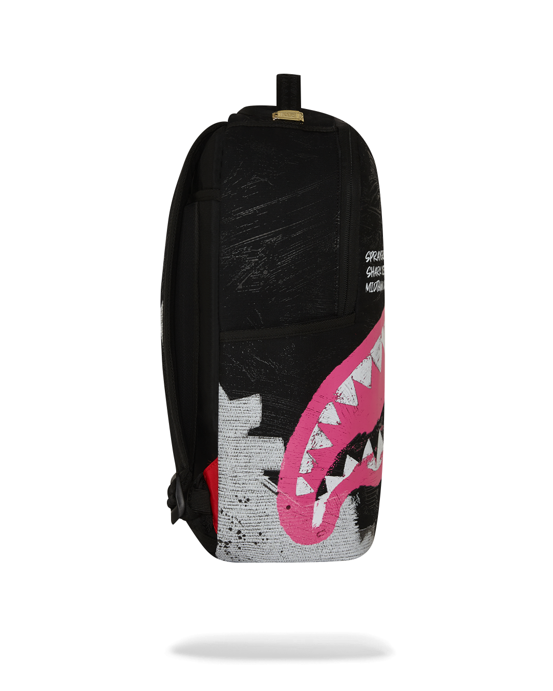 SPRAYGROUND SHARK CENTRAL ACRYLIC ART DLX COTTON BACKPACK