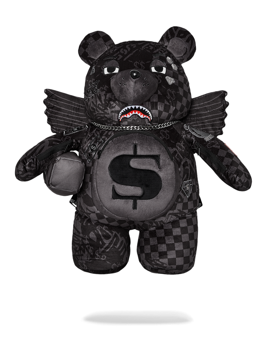 SPRAYGROUND 4AM MONEY WING BEAR BACKPACK