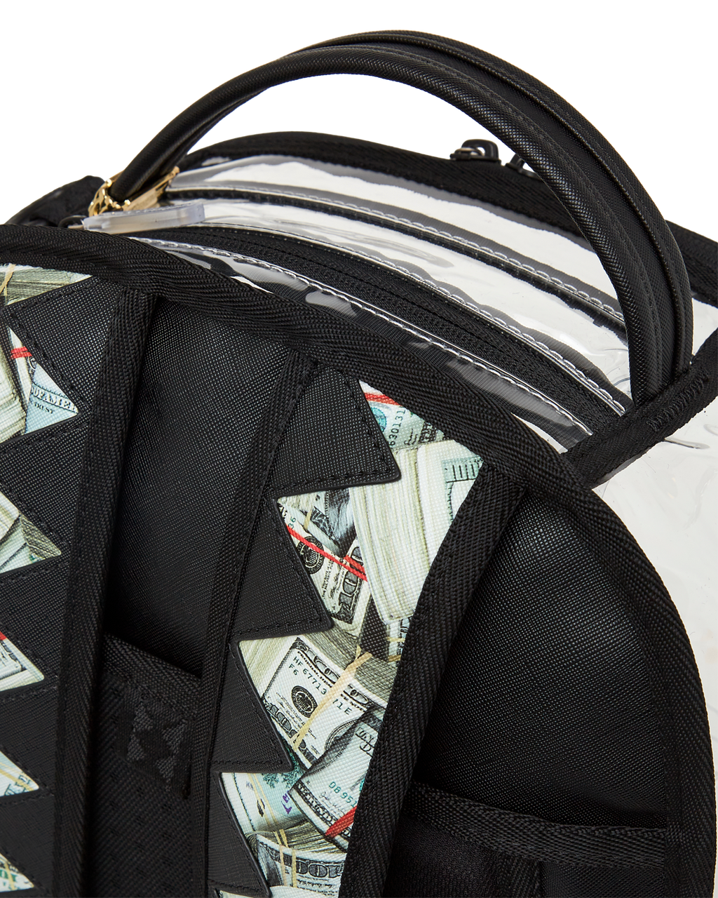 SPRAYGROUND CLEAR BACKPACK - MONEY CHOMP