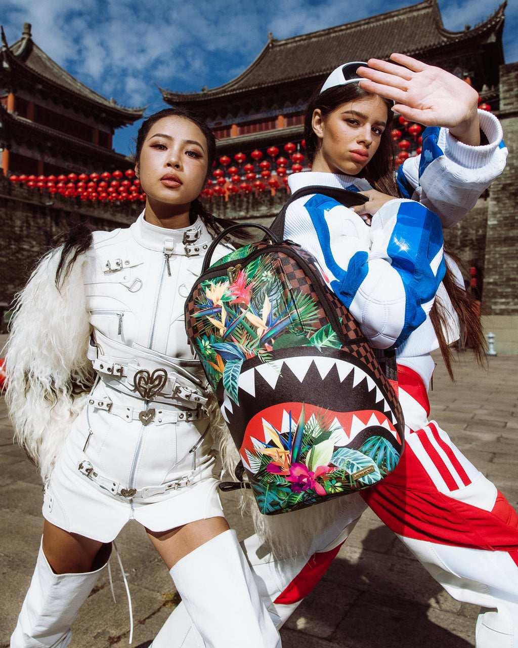 SPRAYGROUND TROPICAL CHECK DLXSV BACKPACK