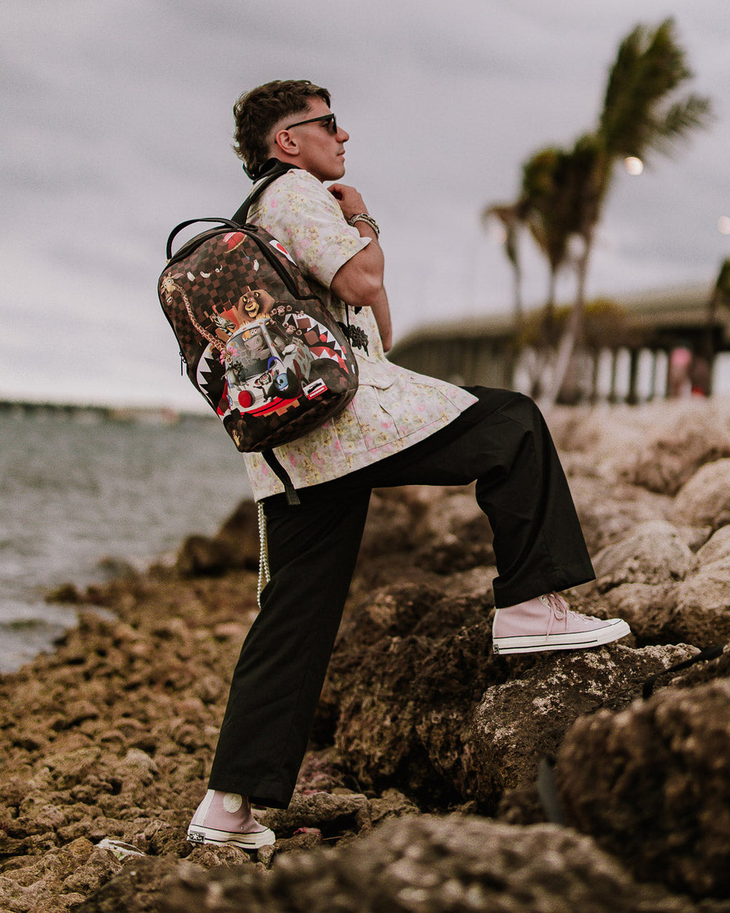 SPRAYGROUND MADAGASCAR ROLLIN THRU DLXSV BACKPACK