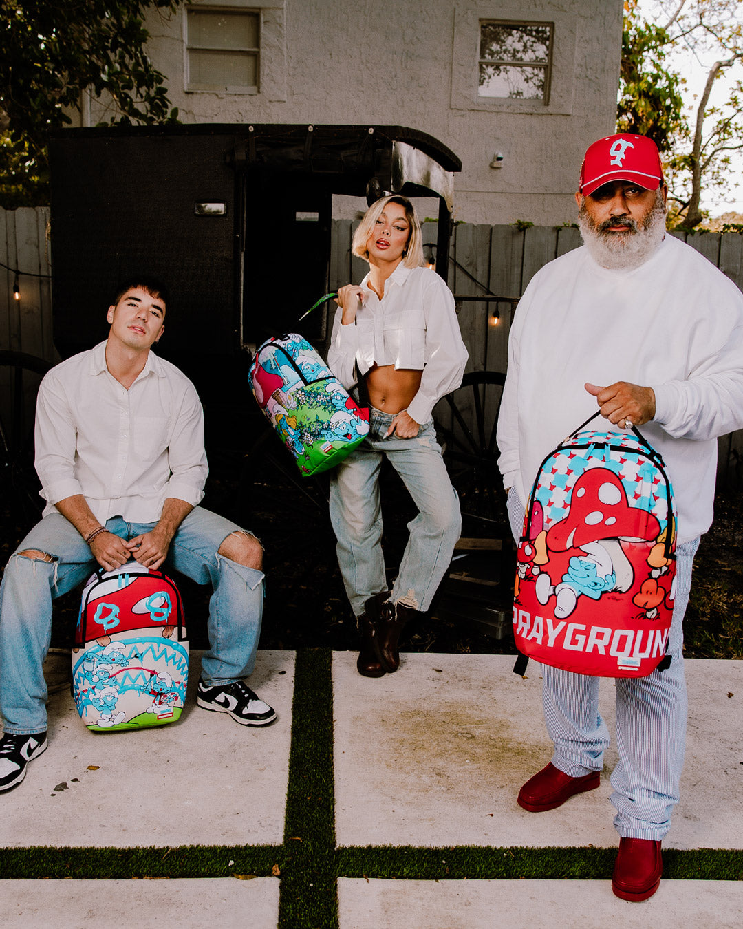SPRAYGROUND SMURFS SLEEPY DAYZ BACKPACK