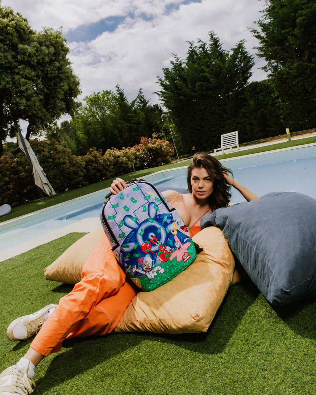 SPRAYGROUND SPONGEBOB CREW MONEY BATH DLXR BACKPACK