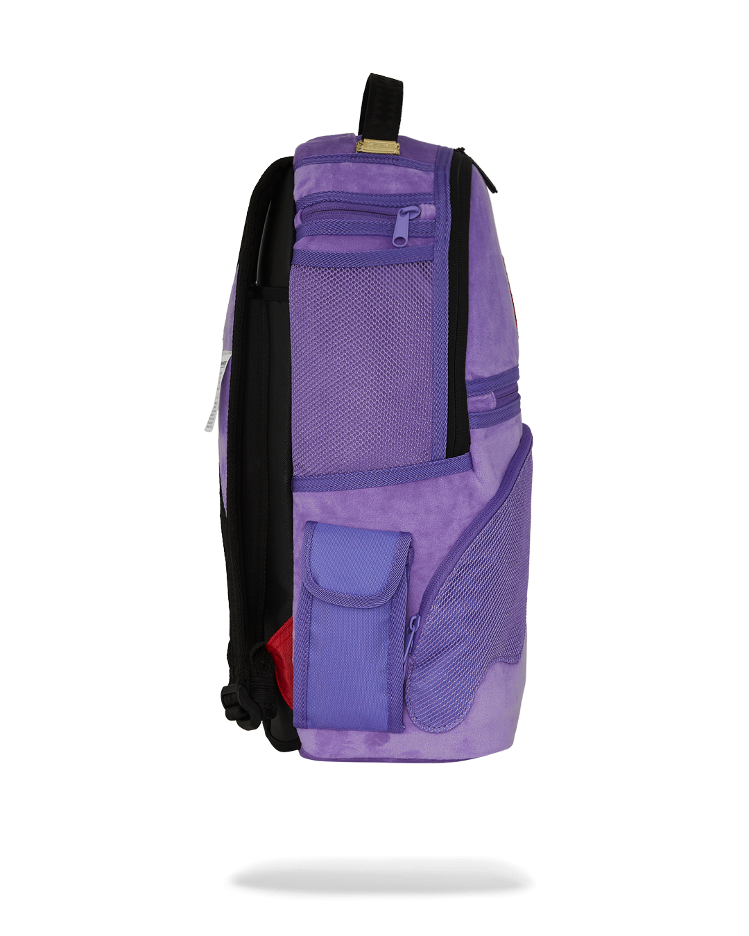 SPRAYGROUND NOOO WAY!!! A REVERSIBLE BACKPACK - PURPLE VELOUR TO OG SHARKS IN PARIS BACKPACK