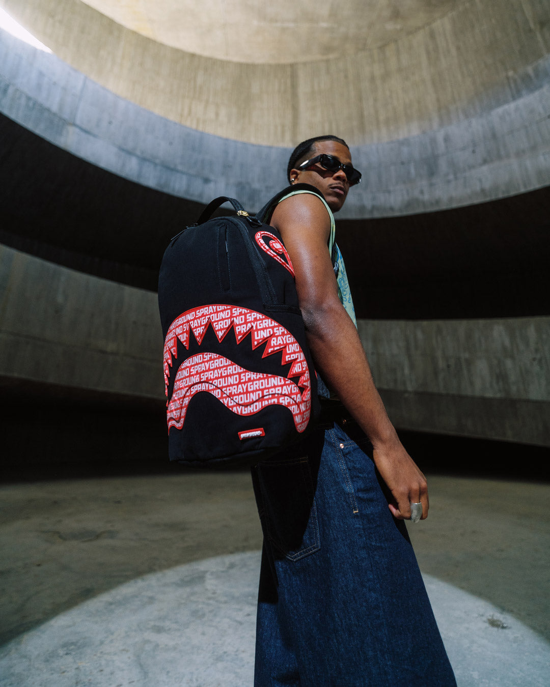 SPRAYGROUND CHOMP AND STOMP DLX COTTON BACKPACK