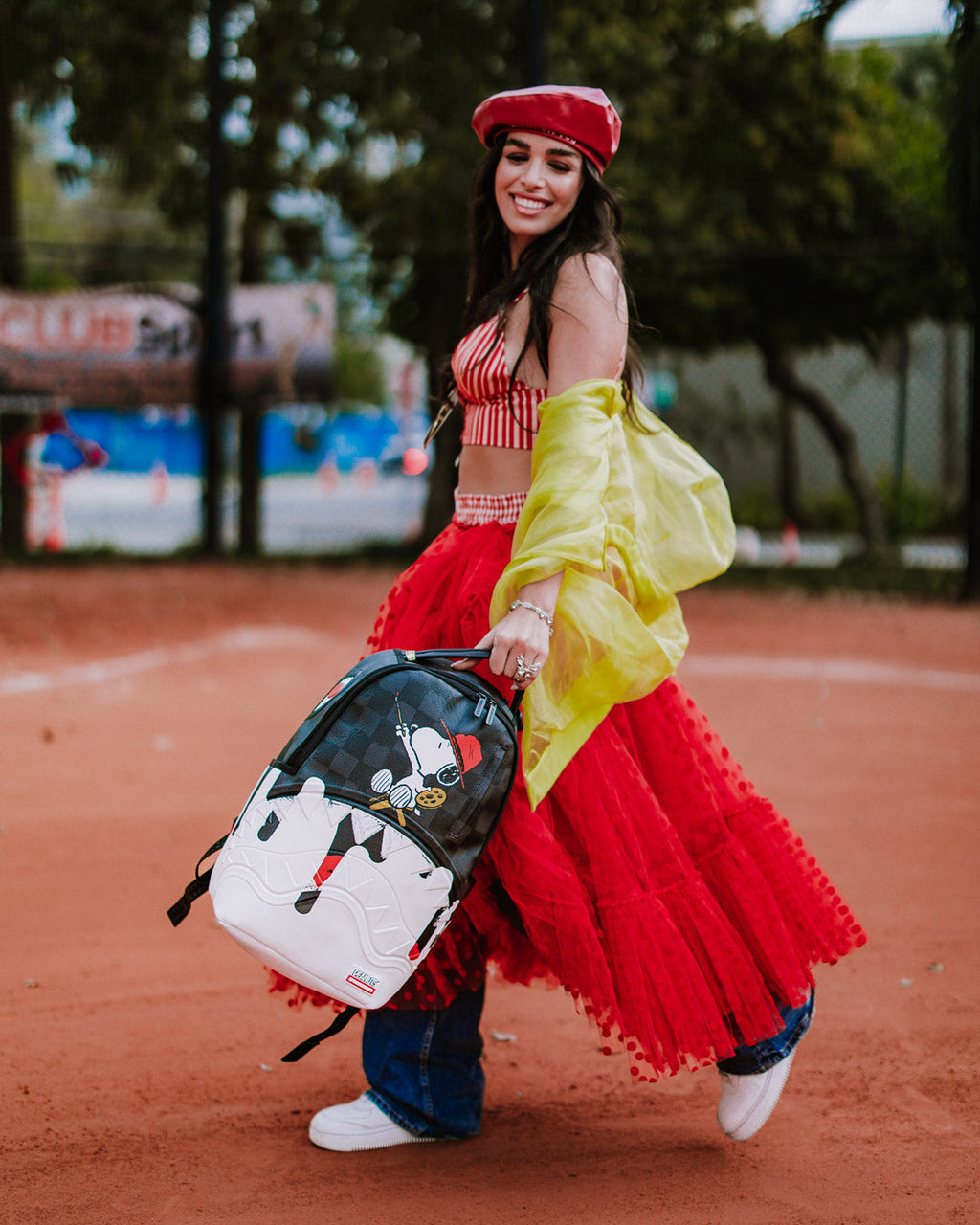 SPRAYGROUND SNOOPY ART BITE DLXSV BACKPACK