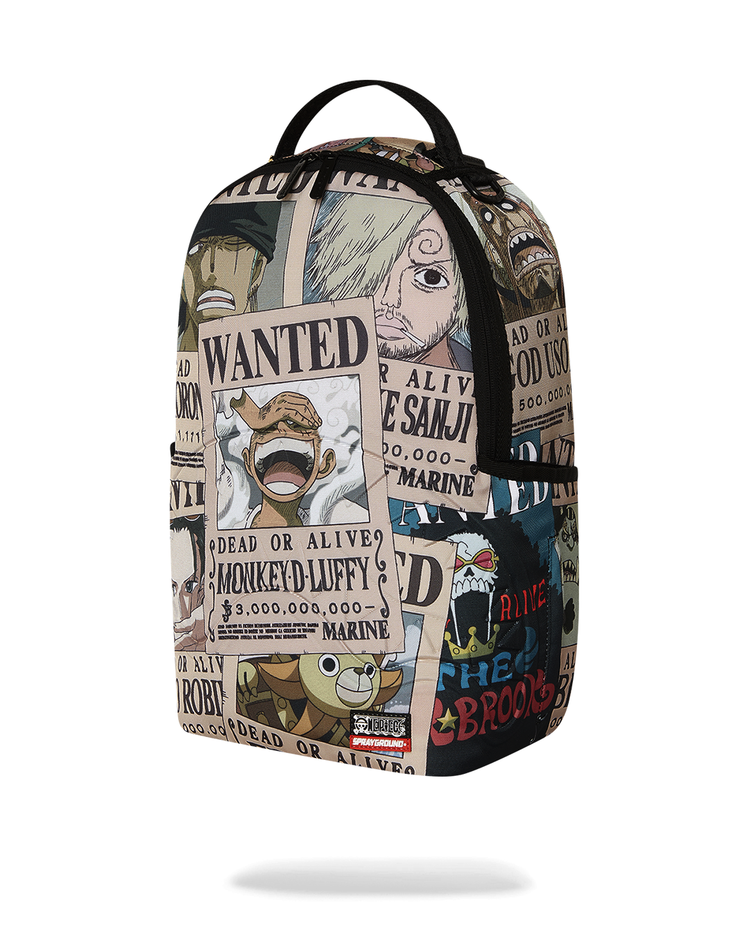 SPRAYGROUND ONE PIECE WANTED SHARK POSTERS BACKPACK