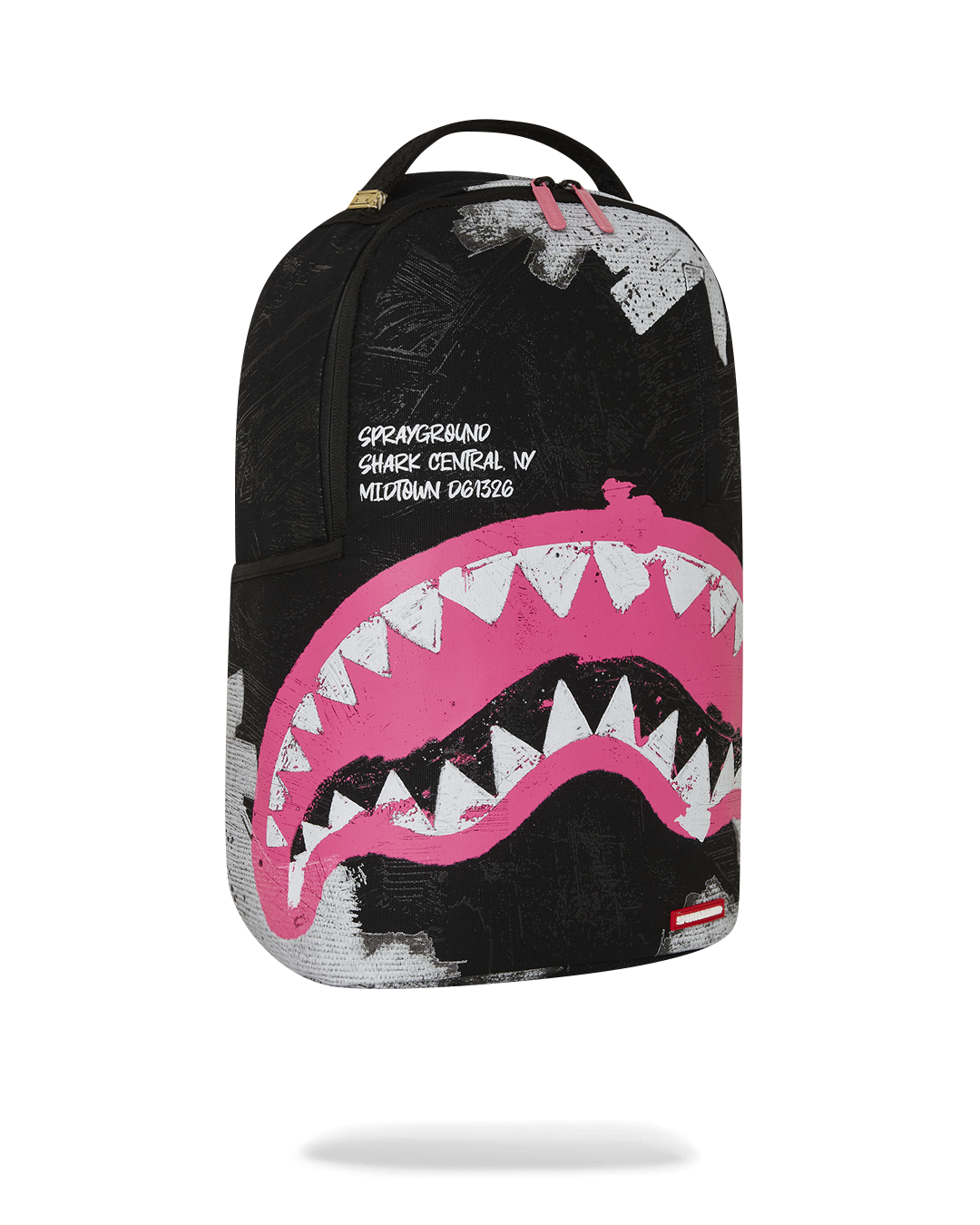 SPRAYGROUND SHARK CENTRAL ACRYLIC ART DLX COTTON BACKPACK