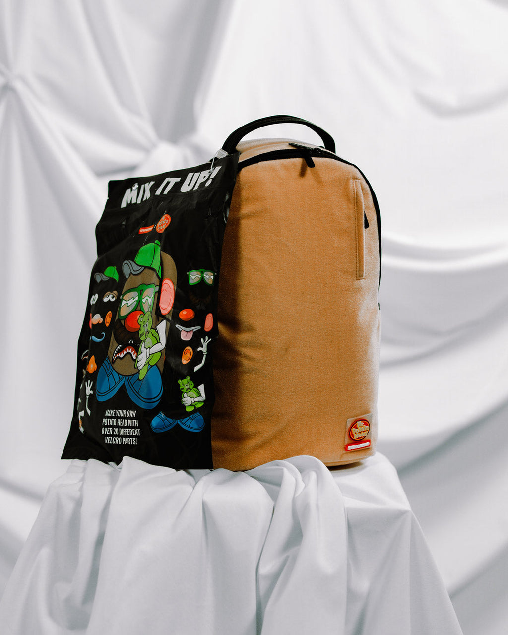 SPRAYGROUND MR. POTATO HEAD VELCRO PATCH MIX-IT-UP DLXSV BACKPACK