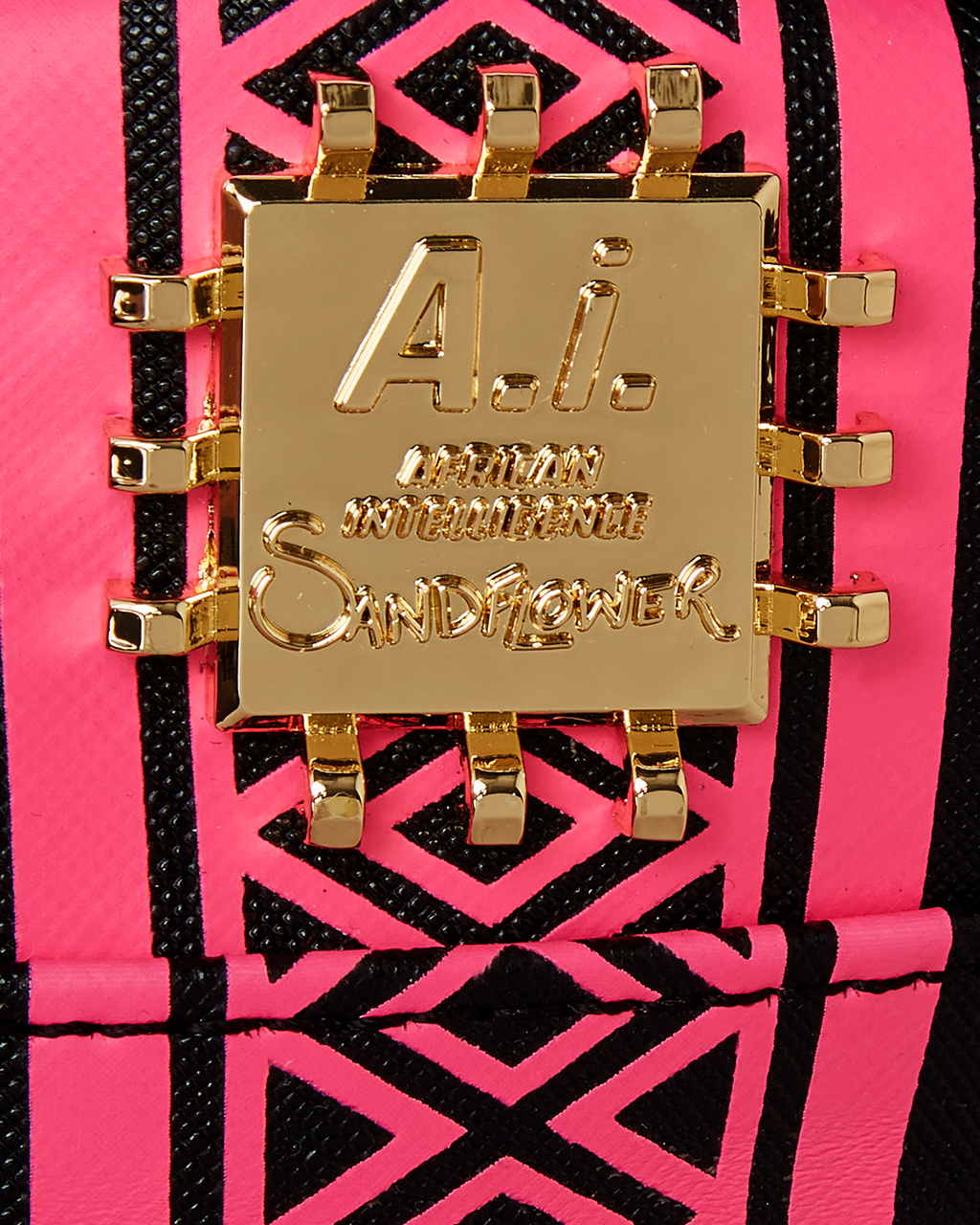 SPRAYGROUND A.I. AFRICAN INTELLIGENCE PRIDE AND POWER BACKPACK - SANDFLOWER COLLAB